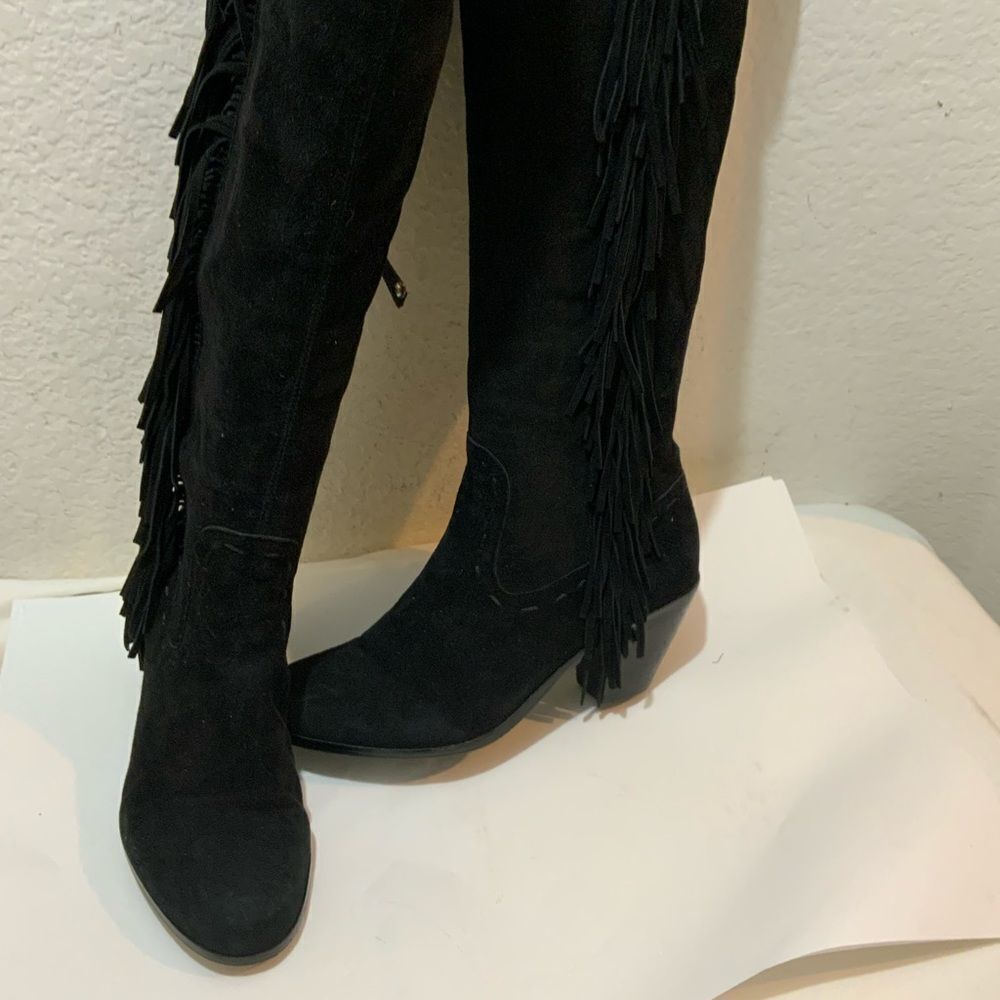 Sam Edelman Louella Over-the-Knee Fringe boots since 8M - Picture 14 of 16